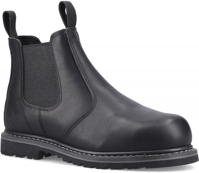 Amblers Amblers Unisex FS5 Goodyear Welted Pull On Safety Dealer Boot Black