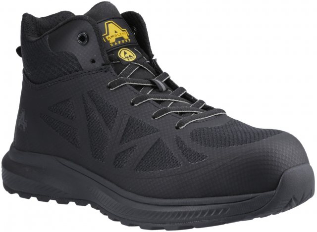 Amblers Amblers Unisex Relay Safety Hiker Boot Black