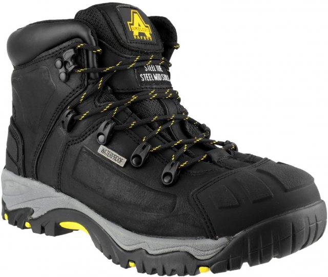 Amblers Amblers Men's AS803 Waterproof Wide Fit Safety Boot Black