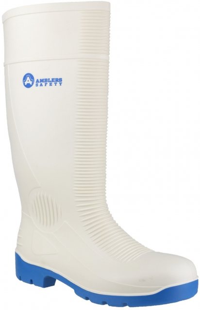 Amblers Amblers Unisex FS98 Steel Toe Food Safety Wellington White