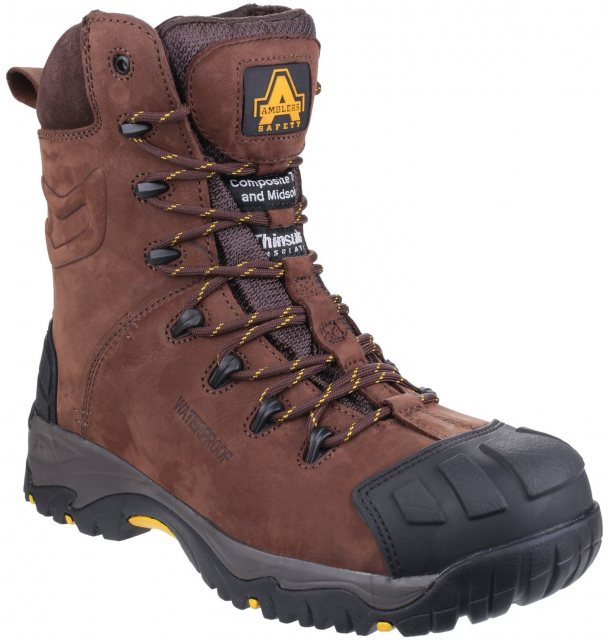 Amblers Amblers Men's AS995 Pillar Hi Leg Safety Boot Brown