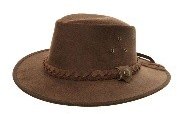 SSP Hats Australian Hat Chocolate Brown