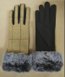 SSP Hats Fur Trim Tweed Glove