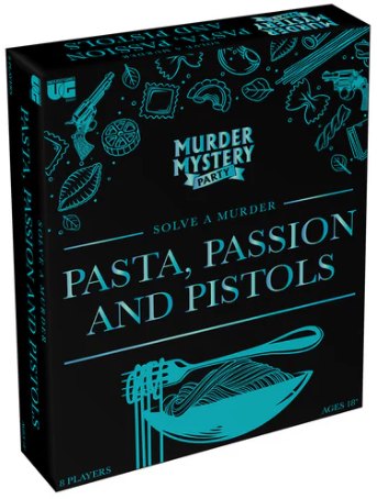 Murder Mystery Party Pasta, Passion & Pistols Game