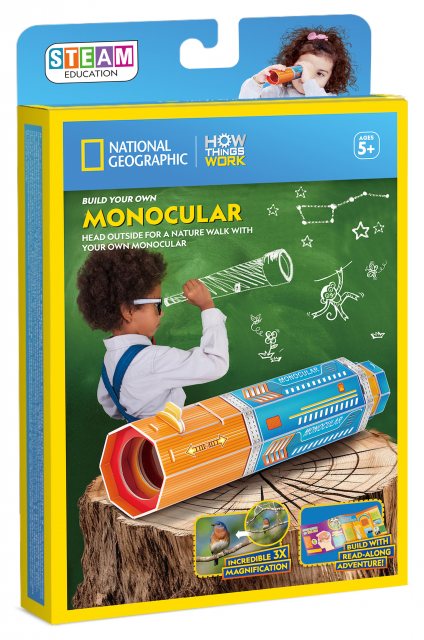 National Geographic How Things Work Build Your Own Monocular