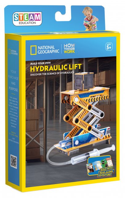 National Geographic How Things Work Build Your Own Hydraulic Lift Kit