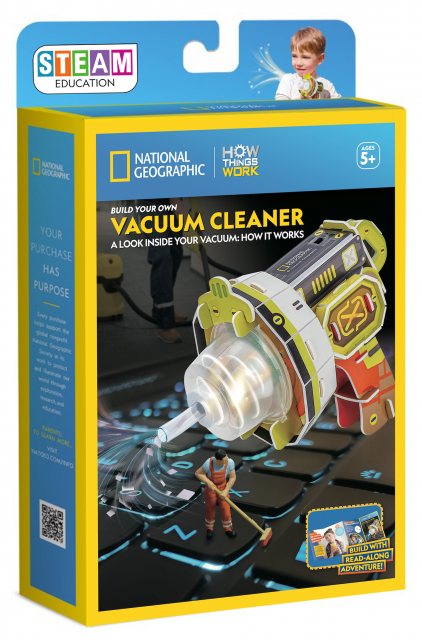 National Geographic How Things Work Build Your Own Vacuum Cleaner
