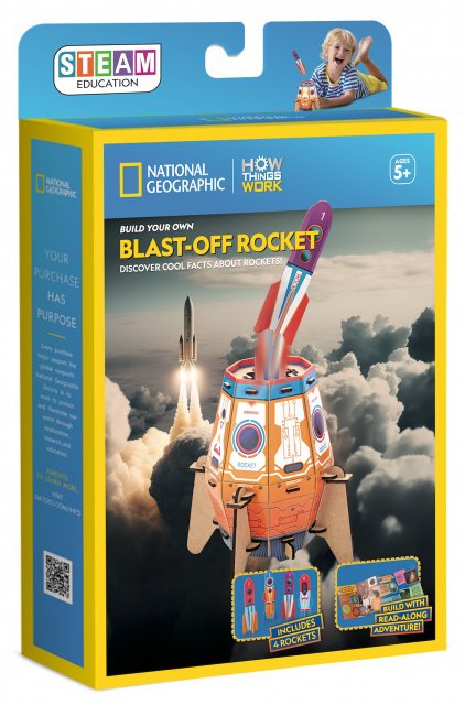 National Geographic How Things Work Blast Off Rocket