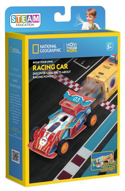 National Geographic How Things Work Build Your Own Racing Car