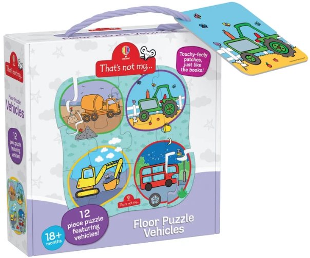 That's Not My 4 In 1 Vehicle Jigsaw Puzzle