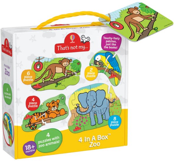 That's Not My 4 In A Box Jungle Jigsaw Puzzle