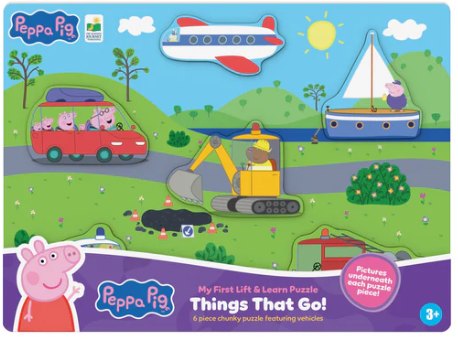 Peppa Pig Lift & Learn Things That Go! Game