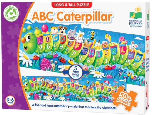 Long & Tall ABC Caterpillar Letters Jigsaw Puzzle