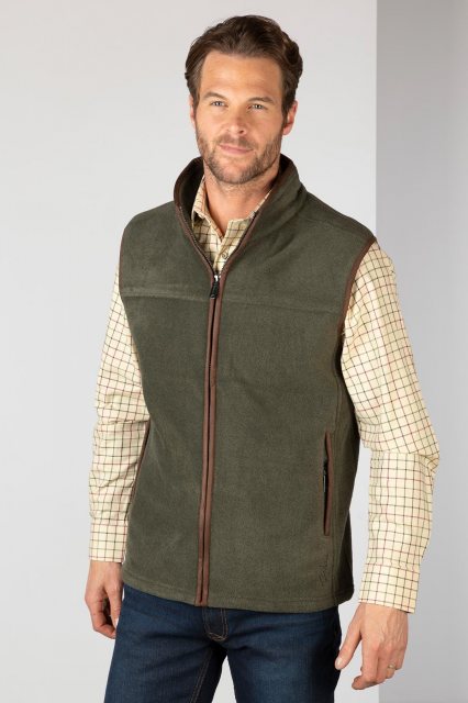 Rydale Rydale Huggate Fleece Gilet Khaki