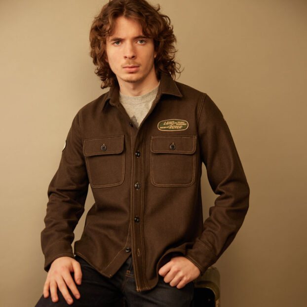Land Rover Wool Shirt Khaki