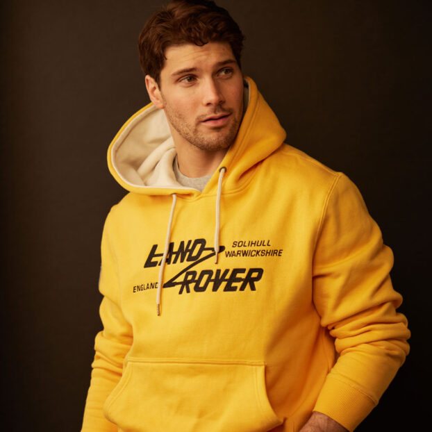 Land Rover Pullover Hoodie Yellow
