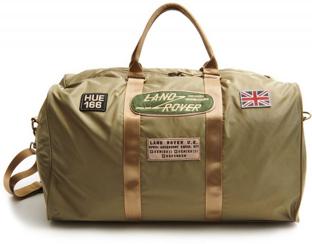 Land Rover Army Green Duffle Bag