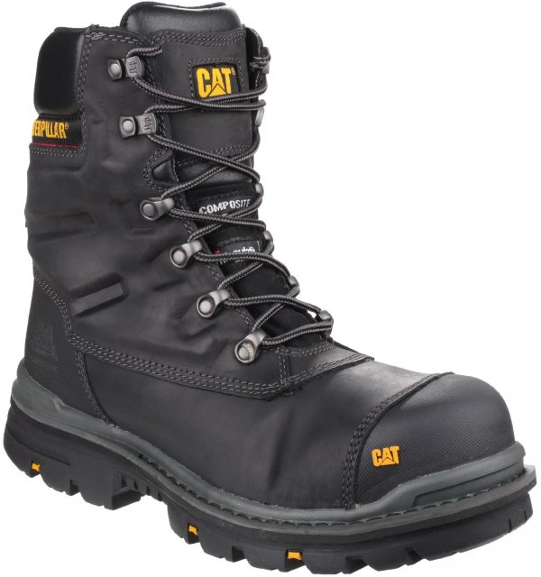 Caterpillar Caterpillar Men's Premier Waterproof Safety Boot Black