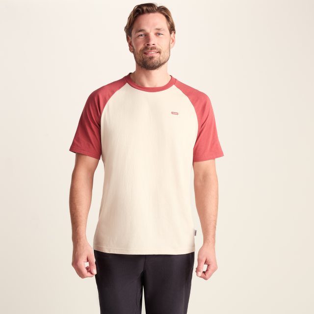 Tog24 Tog24 McGill T-Shirt Warm Cloud/Garnet Red