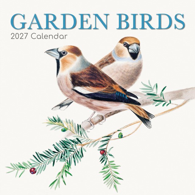 Gifted Stationary Square Garden Birds Calendar 2027