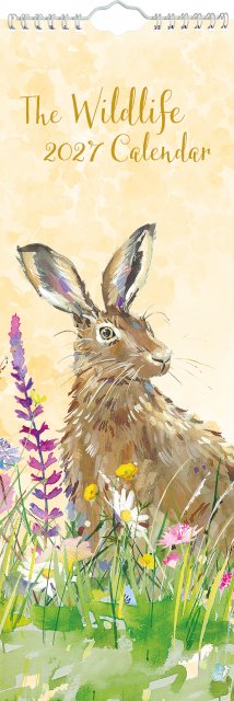 Gifted Stationary Slimline The Wildlife A Calendar 2027