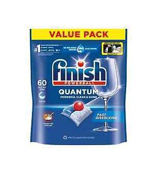 FINISH Finish Quantum All In 1 Dishwasher Tablets 60 Pack