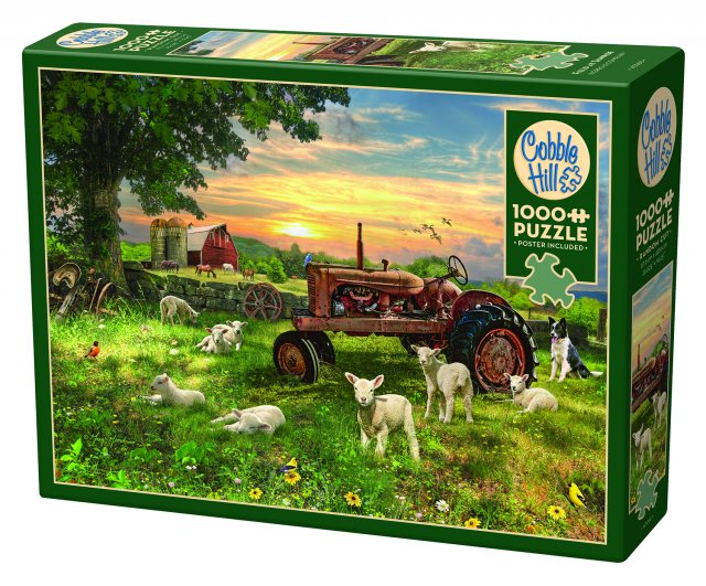 Cobble Hill Field At Sunrise Jigsaw Puzzle