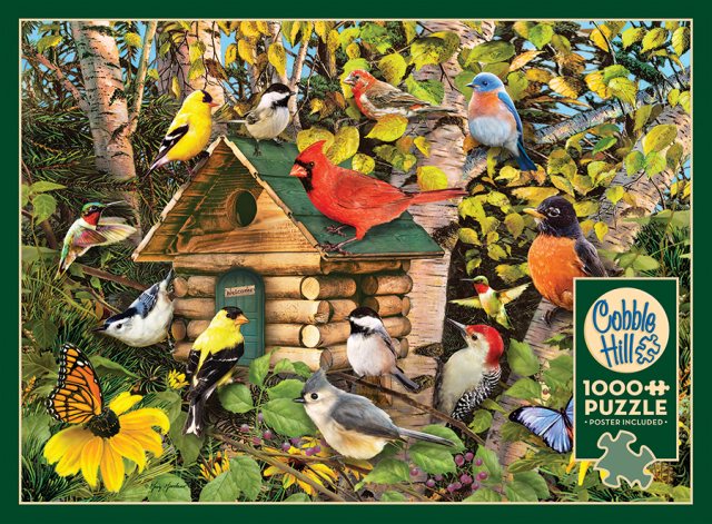 Cobble Hill Bird Cabin Jigsaw Puzzle