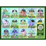 Cobble Hill Seaside Cottages Calendar Jigsaw Puzzle