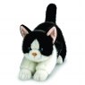 Aurora Borealis Domino Black & White Cat Soft Toy 12"