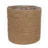 Apac Natural Jute Rope Basket With Liner