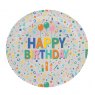 PLATE HAPPY BIRTHDAY 8PK 9" PAPER