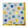 NAPKIN HAPPY BIRTHDAY SPOTS 20PK PAPER