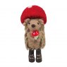 HEDGEHOG TOADSTOOL HAT 12CM HANGING FELT