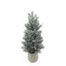 TREE PINE SNOWY 45CM GRY POT