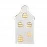 HOUSE CERAMIC ARCHED WINDOW 15CM LED WW