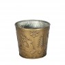 Apac Festive Gold Planter With Gold Liner