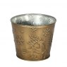 Apac Festive Gold Planter With Gold Liner