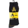 WORK SOCK 6-11 3PK BLK AMBLERS