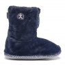 Bedroom Athletics Monroe Faux Fur Slipper Boot Peacoat Navy/Trace Grey