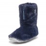 Bedroom Athletics Monroe Faux Fur Slipper Boot Peacoat Navy/Trace Grey