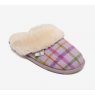 Bedroom Athletics Pippa Checked Slipper Lilac/Pink