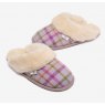Bedroom Athletics Pippa Checked Slipper Lilac/Pink