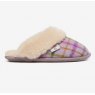 Bedroom Athletics Pippa Checked Slipper Lilac/Pink