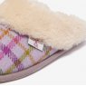 Bedroom Athletics Pippa Checked Slipper Lilac/Pink