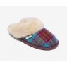 Bedroom Athletics Pippa Checked Slipper Turquoise