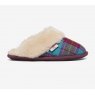 Bedroom Athletics Pippa Checked Slipper Turquoise