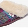 Bedroom Athletics Pippa Checked Slipper Turquoise