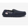 BEDROOMA Bedroom Athletics Hank Suede Moccasin Slipper Navy