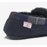 BEDROOMA Bedroom Athletics Hank Suede Moccasin Slipper Navy